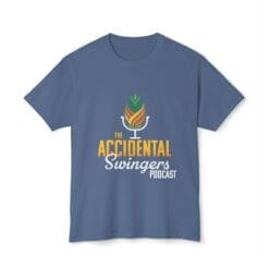 Accidental Swingers Logo Unisex Tee (White Slogan)
