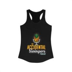 Accidental Swingers Podcast Logo Women's Racerback Tank