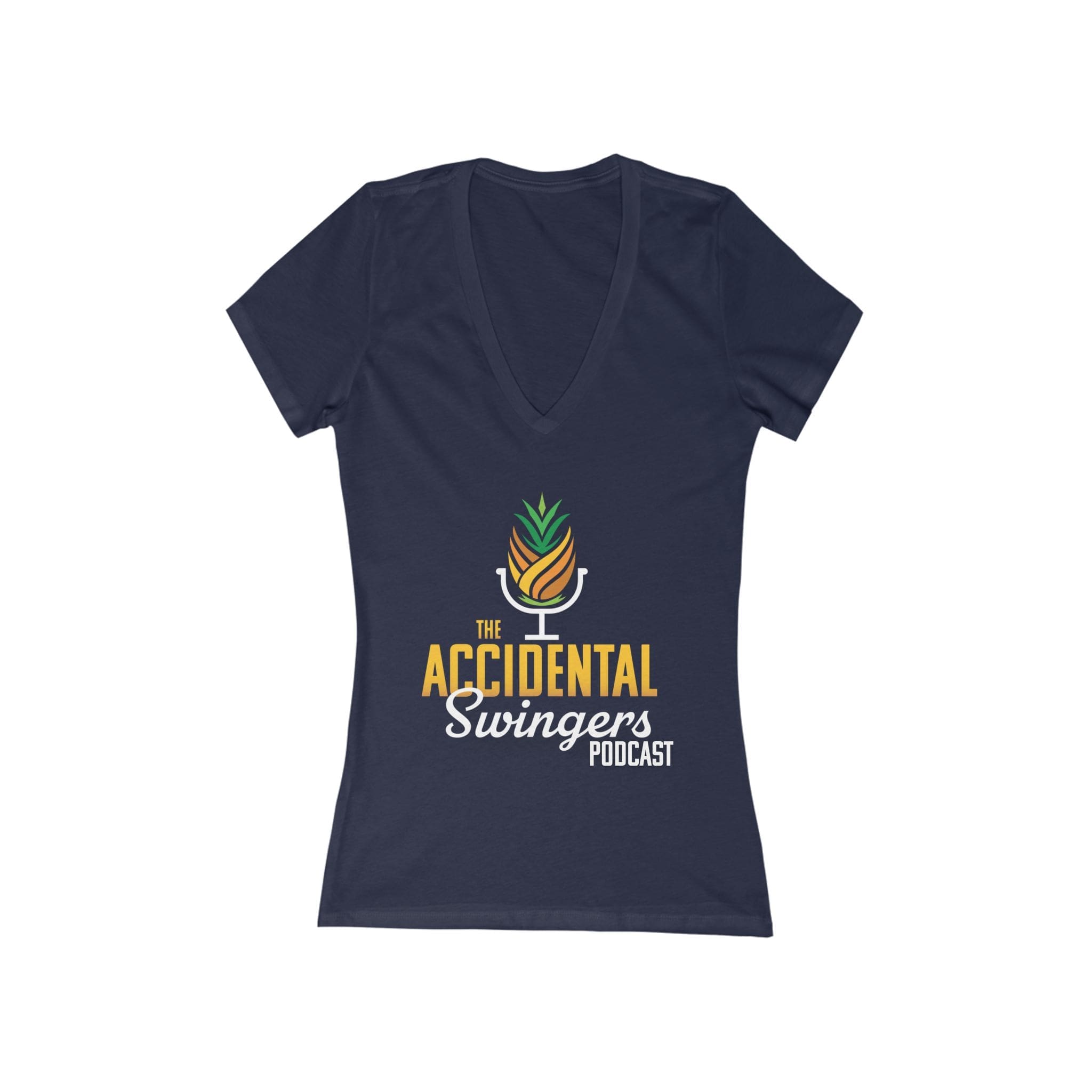 The Accidental Swingers Podcast Women's V-Neck Tee - Image 5