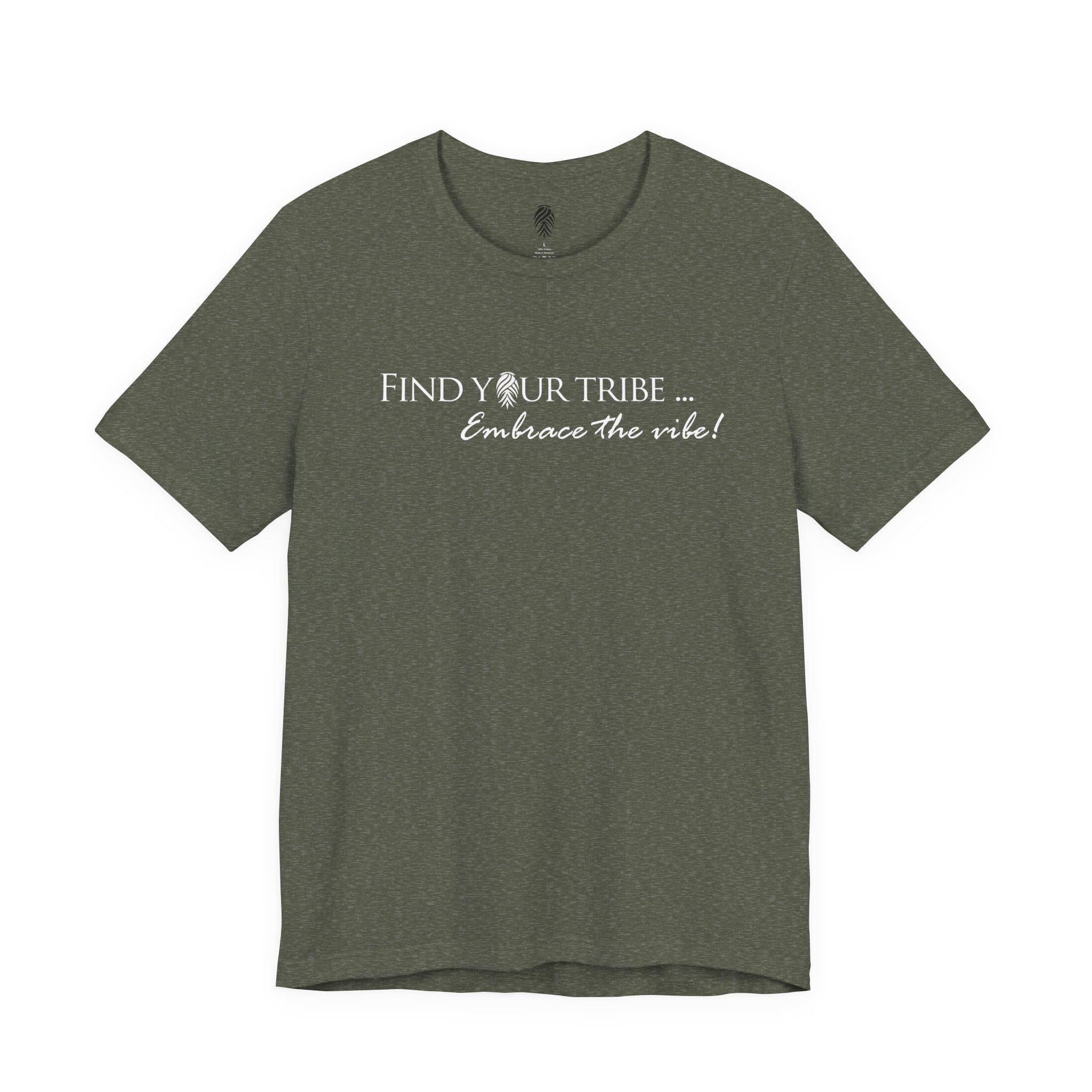 Find Your Tribe Unisex Tee (white graphic) - Image 12