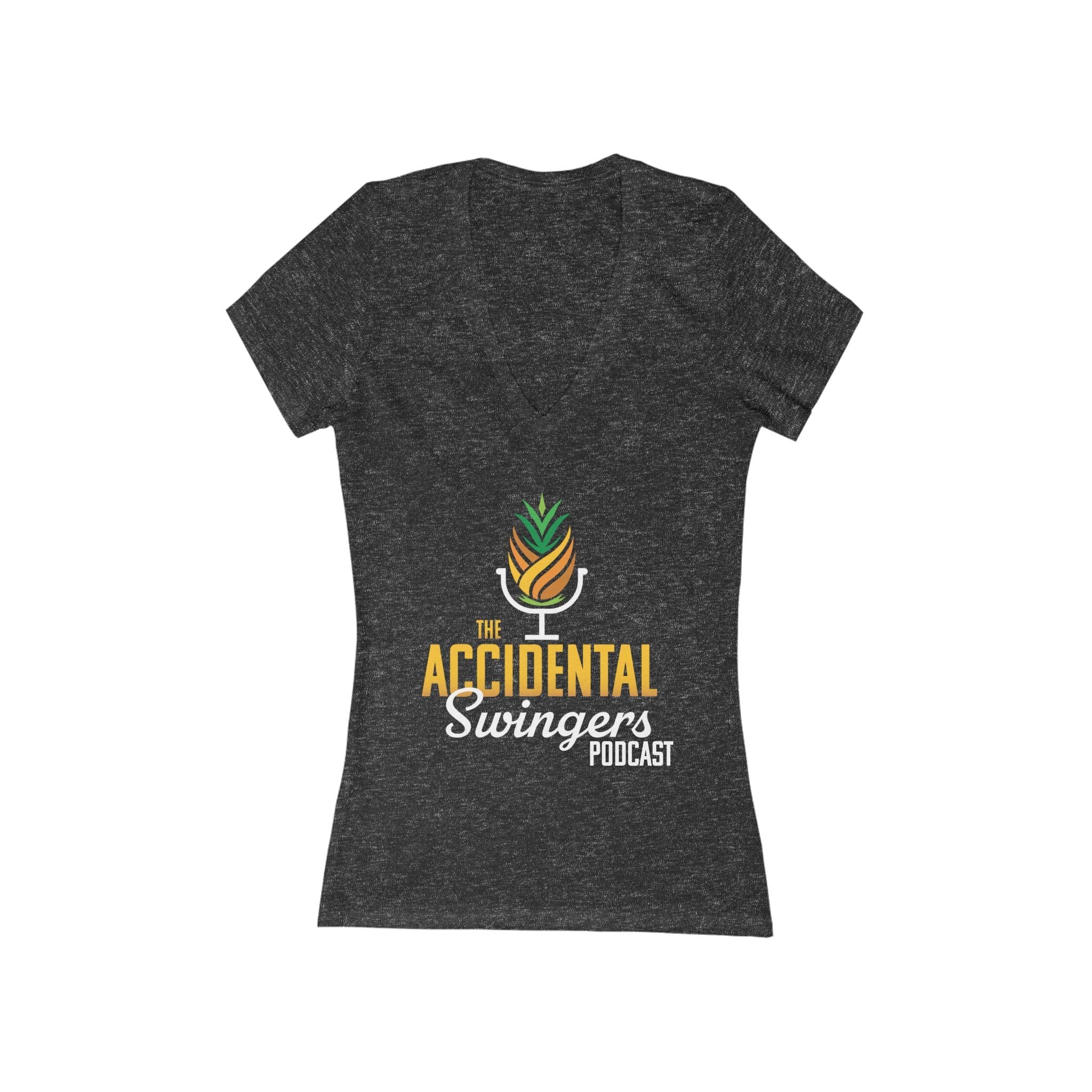 The Accidental Swingers Podcast Women's V-Neck Tee - Image 3